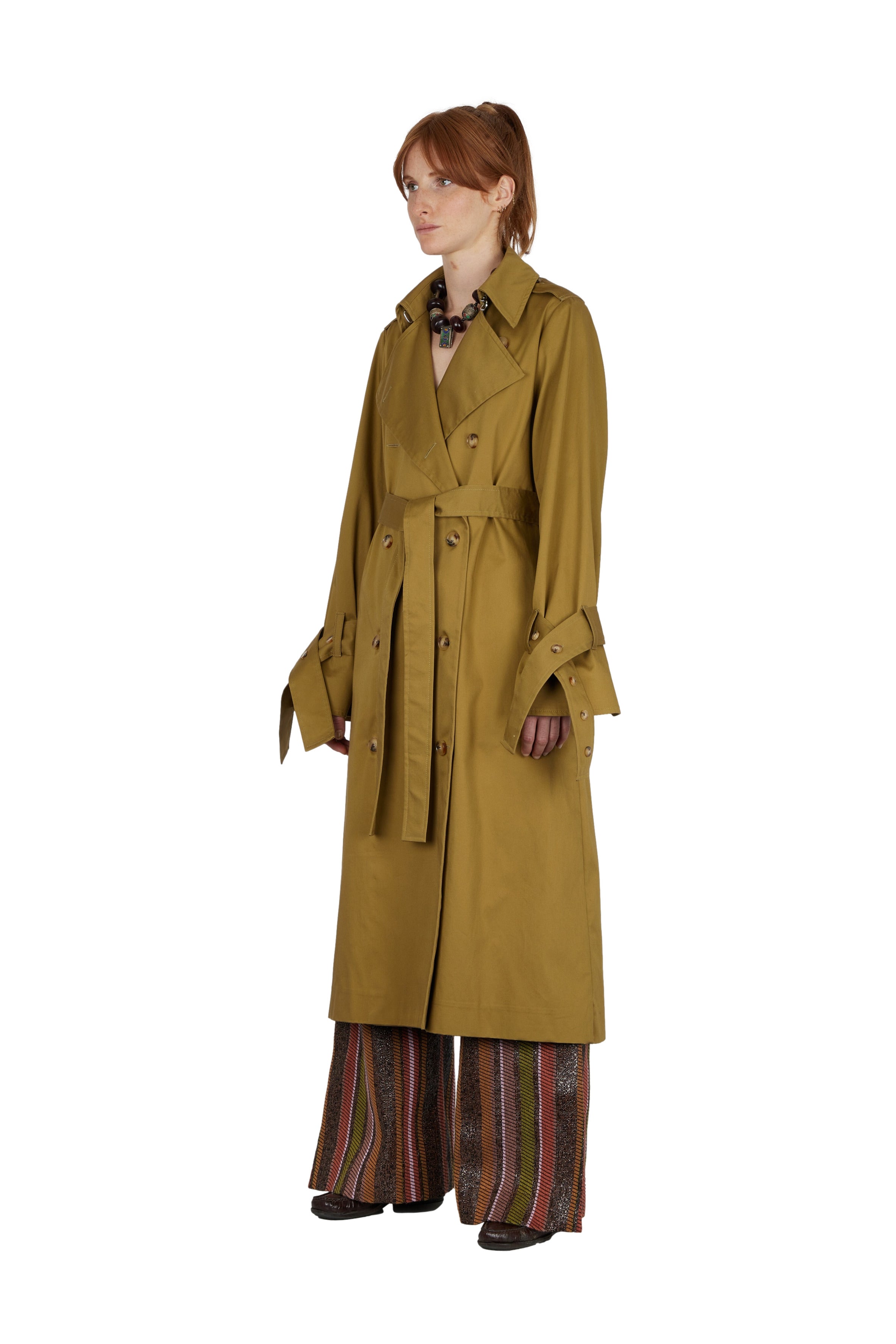 ARMARIUM hybrid belted trench coat - Neutrals